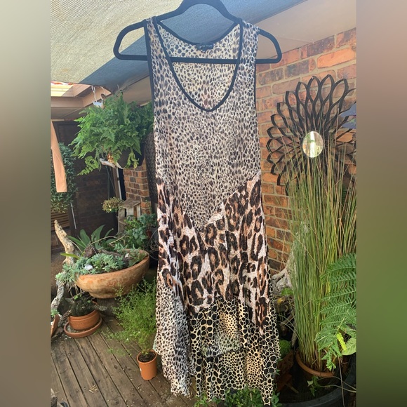 caroline morgan Dresses & Skirts - Boutique dress Caroline morgan mini / midi dress mesh sheer